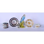 A MEISSEN PORCELAIN TEACUP AND SAUCER etc. (6)