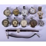 ASSORTED POCKET WATCHES etc. (qty)