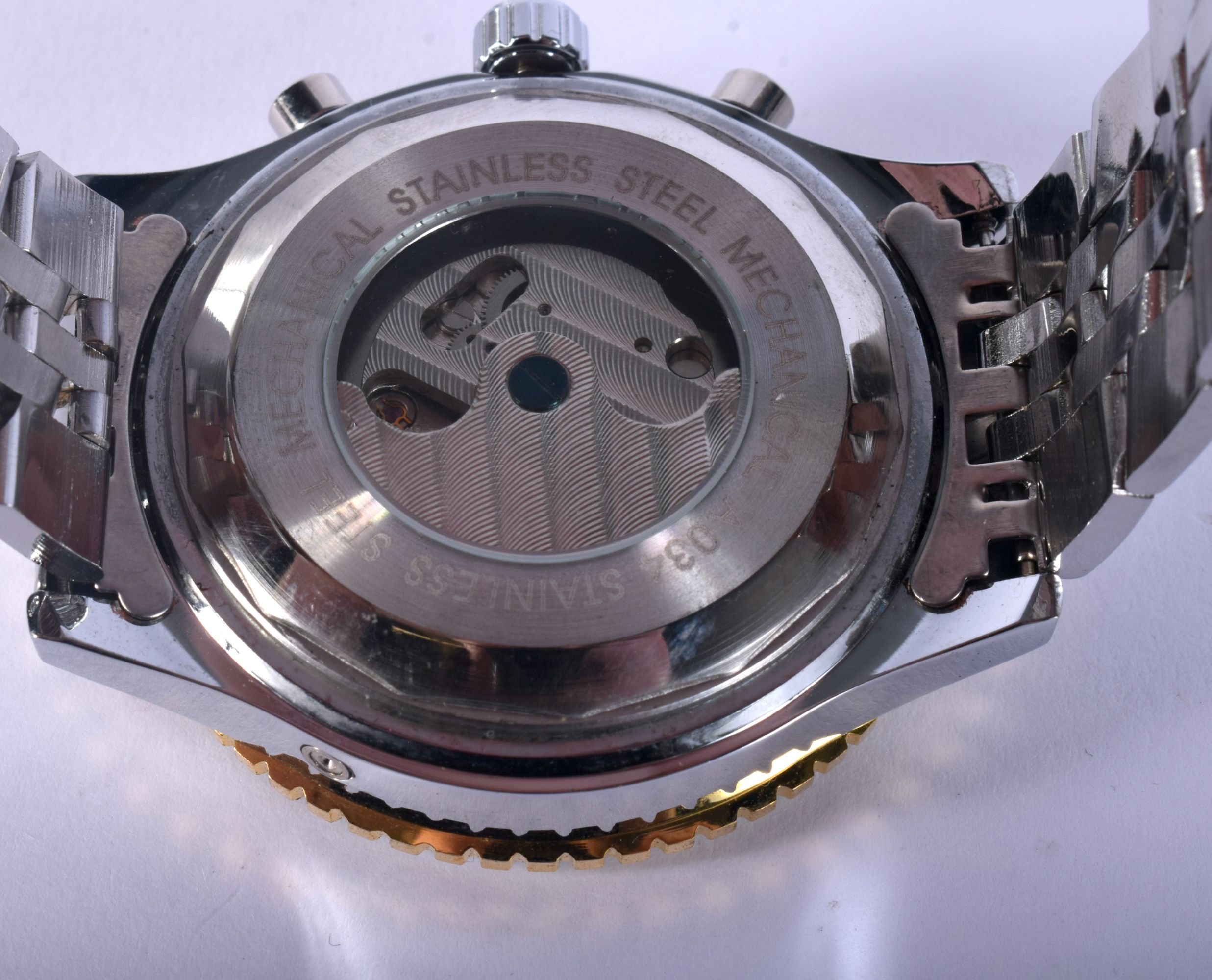 A DESIGNER JARAGAR WRISTWATCH. 5 cm wide. - Bild 5 aus 5