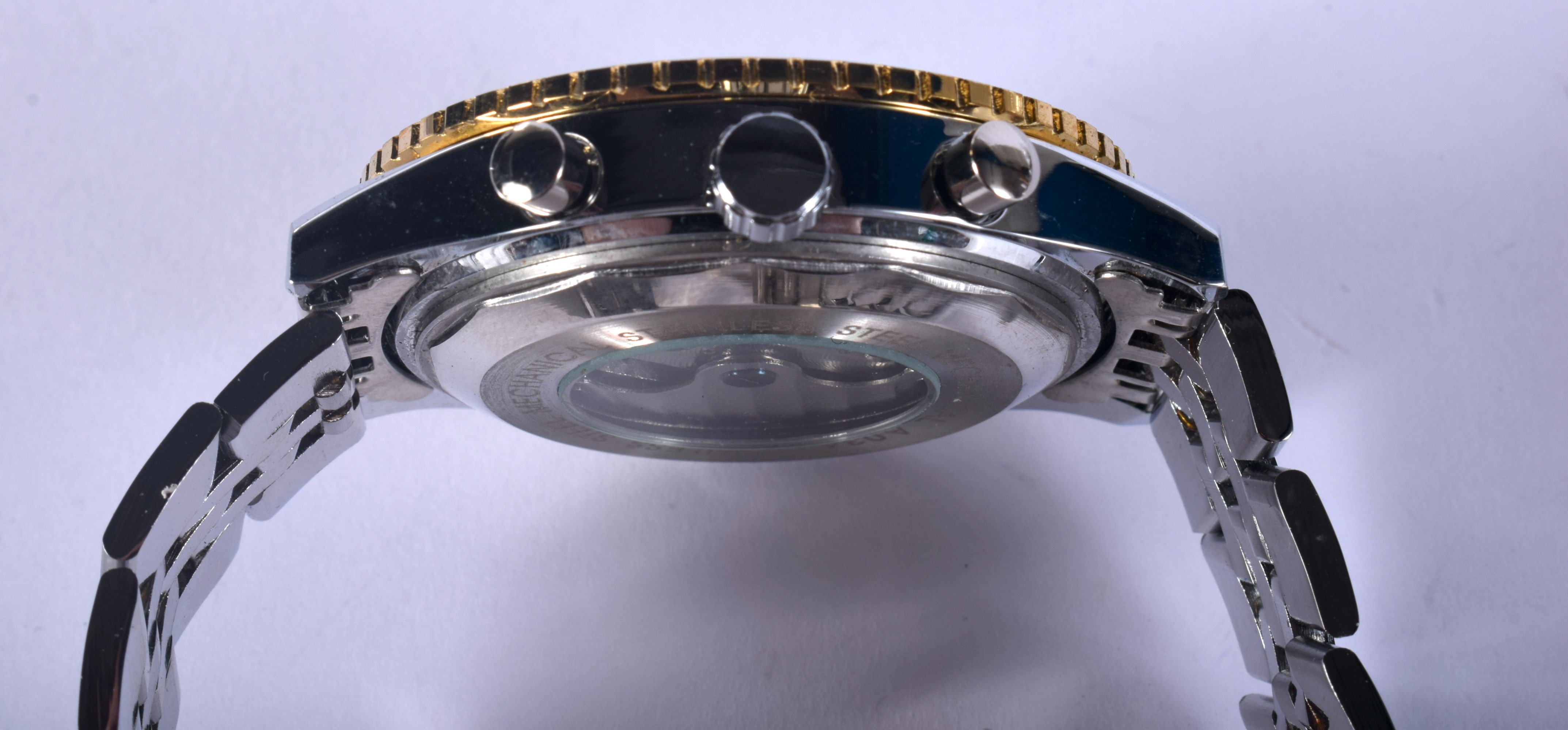 A DESIGNER JARAGAR WRISTWATCH. 5 cm wide. - Bild 4 aus 5