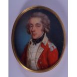 James Scouler (1740-1812) British Portrait of a military officer from 1st Dragoons, Possibly John S