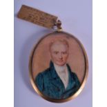 English School (18th/19th Century) Double sided portrait miniature, depicting Richard Pryce & his wi