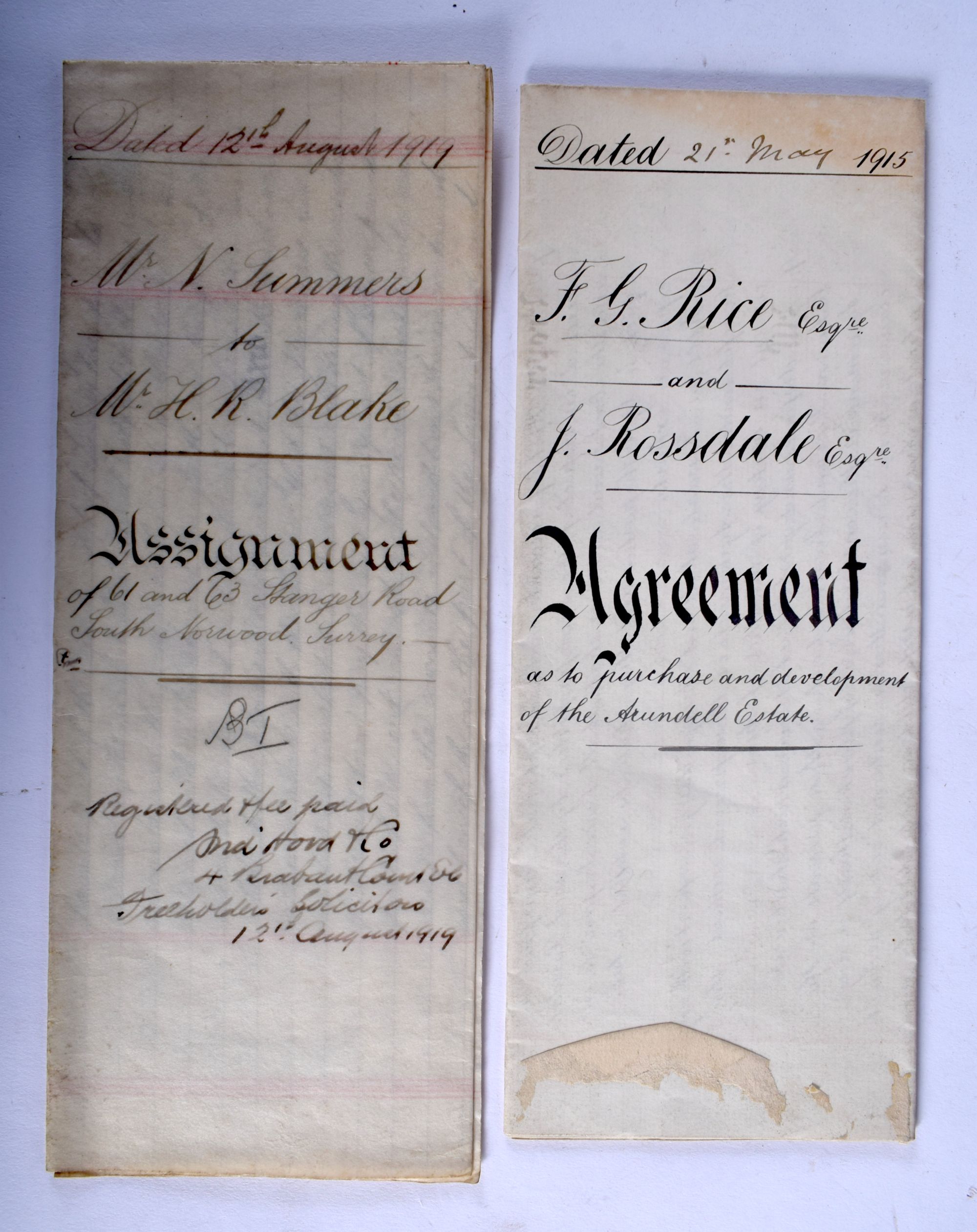 A LARGE QUANTITY OF DEEDS etc. (qty) - Image 4 of 8