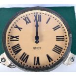 A large cast Iron Gents of Leicester Industrial wall clock 48 cm .