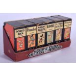 A SET OF VINTAGE MICKEY MOUSE LIBRARY GAMES 14 cm x 5 cm.