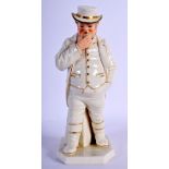 ROYAL WORCESTER RARE FIGURE FROM THE COUNTRIES OF THE WORLD, RUSSIAN, 1880'S. 17cm high