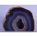 A LARGE AMETHYST GEODE SPECIMAN. 20 cm x 16 cm.