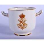 SÈVRES TWIN HANDLED CUP FROM THE IMPERIAL COMPIEGNE SERVICE PRODUCED FOR NAPOLEON III, THE CUP SHAPE