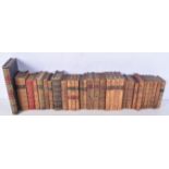 A collection of leather bound books from ma private library various subjects (31)