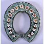 A VINTAGE ITALIAN MICRO MOSAIC FRAME. 8 cm x 6 cm.