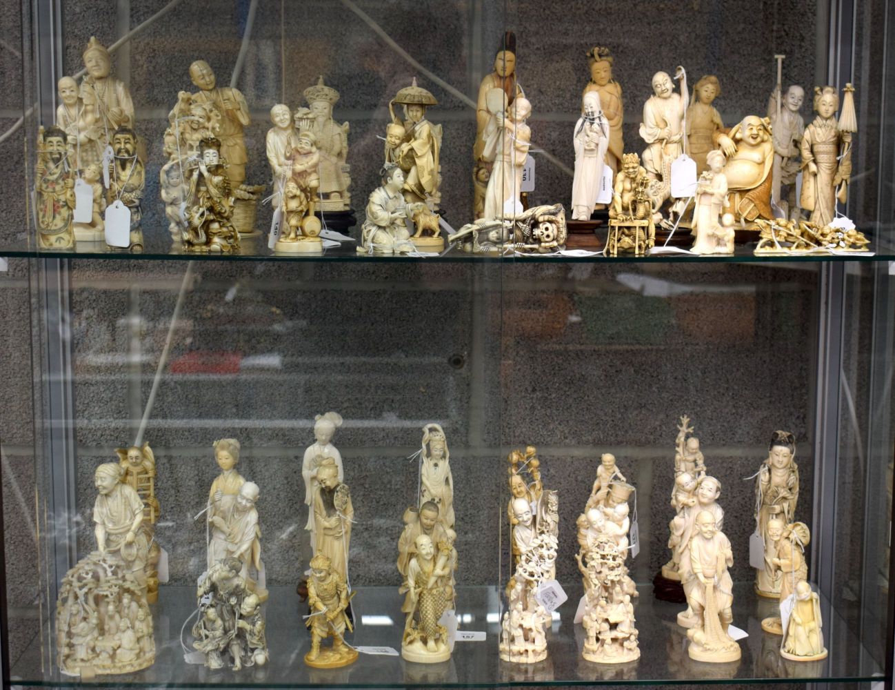 A One Day Ivory Works of Art Auction, consisting of multiple private collections.