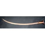 AN AFRICAN SHOTEL SWORD. 100 cm.