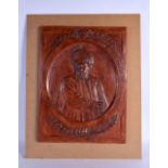 A LARGE MIDDLE EASTERN OTTOMAN SULTAN TERRACOTTA PLAQUE. 48 cm x 38 cm.