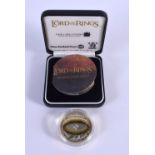A NEW ZEALAND LORD OF THE RINGS NEW LINE CINEMA $1 DOLLAR STERLING SILVER PROOF COIN IN PRESENTATION