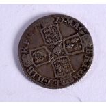 1711 QUEEN ANNE SILVER SIXPENCE, 2cm diameter, weight 3g