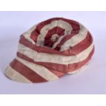 A VINTAGE JOCKEY HAT. 22 cm x 15 cm.