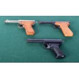 A collection of Diana MOD 2 Air pistols (3).