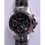 MODERN RAYMOND WEIL PARSIFAL CHRONOGRAPH. Dial 4.5cm incl crown, weight 184.3g