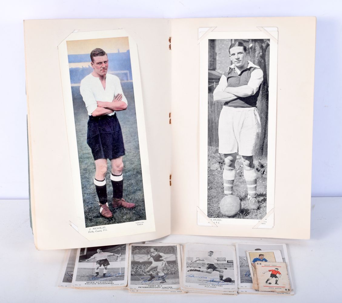 A collection of vintage Topical times 1930~s football cards (28) together with other football cards - Image 2 of 5