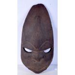 A wooden Tribal mask 48 cm.