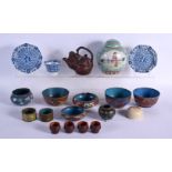 A COLLECTION OF EARLY 20TH CENTURY CHINESE CLOISONNE together with other porcelain etc. (qty)