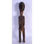 AN EARLY AFRICAN TRIBAL CARVED DOGON FIGURE. 45 cm high.