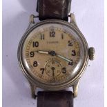 MILITARY TIMOR WRISTWATCH. Dial 3.3cm incl crown, weight 37.3g