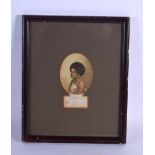 AN ANTIQUE TRIBAL ENGRAVING entitled the Fijian Princess. 25 cm x 20 cm.