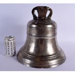 AN ANTIQUE SHIPS BELL bearing date to top 1795. 32 cm x 25 cm.