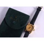 18CT GOLD LADIES ROLEX OYSTER DATEJUST CHRONOMETER. Stamped 18K, Dial 2.8cm incl crown, weight 33g