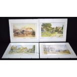 A collection of prints by John L Chapman 26 x 38 cm (4).
