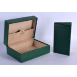 A ROLEX WATCH BOX. 20 cm x 14 cm.