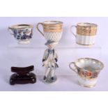 FOUR 19TH CENTURY ENGLISH CUPS etc. (6)