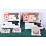 A pair of boxed Diana SP50 Air Pistol .177 together with a quantity of darts (2).