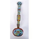 A CLOISONNE RUI SCEPTRE. 20.5cm x 6cm x 3cm, weight 274g