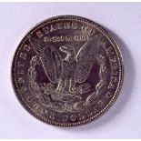 MORGAN US SILVER DOLLAR, 1886. 3.7cm diameter, weight 26.7g