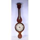 A J H Marlow Harrogate wooden barometer 97 cm.