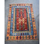 A small Turkish rug 167 x 112 cm.