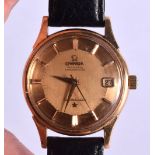 VINTAGE 18CT PINK GOLD OMEGA CONSTELLATION CHRONOMETER. Dial 3.6cm incl crown, weight 49.6g