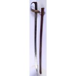 A MILITARY SWORD. 100 cm long.