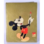 A FRENCH WALT DISNEY BOOK. 34 cm x 27 cm.