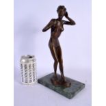 European School (C1920) Bronze, Nude. 31 cm high.