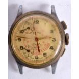 MENS VINTAGE REGO SPORT CHRONOGRAPH WATCH, TELEMETER DIAL. Dial 3.7cm incl crown