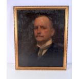 British School (19th/20th Century) Oil on canvas, Old man. 60 cm x 45 cm.