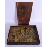 A VINTAGE MAHJONG SET. 32 cm x 26 cm. (147)