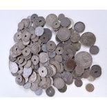 MIXED BAG OF SILVER COINS. Weight 675g (qty)