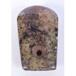 A heavy Chinese hardstone boulder possibly a weight 13 x 9 cm.