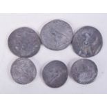 SIX EARLY COINS (6)