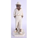 Royal Worcester rare figure of the Negro from the Countries of the World series date mark 1889. 17cm