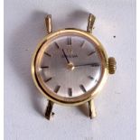 OMEGA WATCH BOX WITH A LADIES OMEGA. 1.9cm diameter incl crown